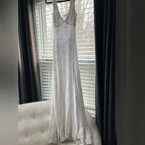 white prom dress